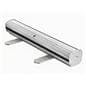 Hardware only narrow base banner stand with silver powder coating 