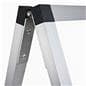 Horizontal a-frame banner display for indoor or outdoor use
