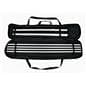 Horizontal a-frame banner display with black carry bag