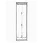 High rise square tower display with aluminum construction