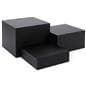 Acrylic cube display in neutral black color