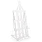 H frame acrylic easel stand accommodates different size signs 