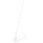 Acrylic tripod easel with 7 lb maximum weight capacity