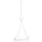 Acrylic tripod easel dual height adjustable display areas