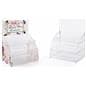 3 Tier acrylic step display with printing and graphic or non-graphic option