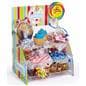 Three tier printed acrylic display shelves with customized graphics