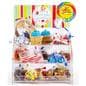 Three tier printed acrylic display shelves features Personalized Graphics