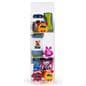 Folding acrylic 3 tier retail display case plenty of room for promotional  items