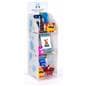 Printed countertop acrylic 3 tier shelf rack with three display levels