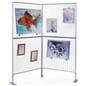 Double-Sided 2 Panel Art Show Display 