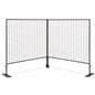 57 x 42 x 32 portable vendor display wall 