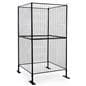 Square shaped craft booth metal grid panels 
