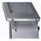 Locking iPad ADA compliant POS enclosure with keys