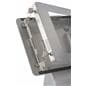 Locking iPad ADA compliant POS enclosure with two security locks