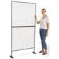 Durable iron black art display grid 