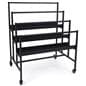 Three-tier art display rack can hold a variety of artwork 