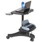 Mobile Laptop Workstation with 3" Casters