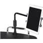 Rolling iPad Workstation  with Height Adjustable Tablet Holder