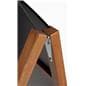 Folding digitally printed chalkboard easel with custom graphic