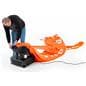 Hook-and-loop custom advertising wind tube dancer