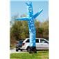 Full color printed custom advertising wind dance