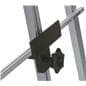 Silver Metal Fold-Up Easel with Black Knobs for Adjustment 