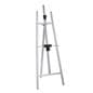 Silver Folding Metal Easel With Non-Skid Feet