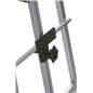 Silver Folding Metal Easel With Heavy Duty Aluminum