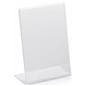 Acrylic sign holder made with recycled acrylic material