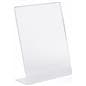 Countertop slant back non glare acrylic sign frame
