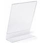 Tabletop slant back non glare acrylic sign frame