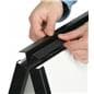 Yard sign holders with lift up hinge 