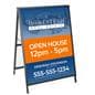 Yard sign holder with lightweight design