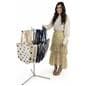 Trade Show Bag Stand With 3-Way Straight Arms