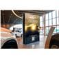 Single-sided SEG replacement graphic for HK75W for trade show booths