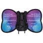 Custom wing-shaped backpack banner advertising