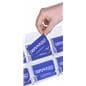 Clear Acrylic Business Card Wall Rack with Silver Hardware