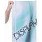 Space Saving Acrylic Poster Stand with Business Card Holders