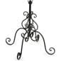 Wrought Iron Hat Rack with Rotating Hooks