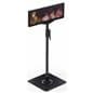 11" x 3.5" Counter Graphic Stand at Lowest Setting