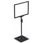 8.5" x 11" Steel Graphic Stand at Lowest Setting