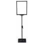 8.5" x 11" Steel Graphic Stand at Highest Setting