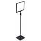8.5" x 11" Vertical Sign Stand at Lowest Setting