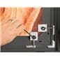4' x 8' Black Banner Stretching Frame for Outdoor Signage Display