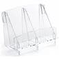 Clear Acrylic Double Brochure Holder