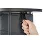 Shipping case counter kit with latches for countertop