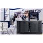 Trade show case to counter display for expo centers and pop-up shops