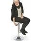Adjustable Height Bar Chair with Foot Rest