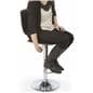 High Back Bar Stool with Footrest