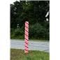 indoor/outdoor candy cane bollard cover